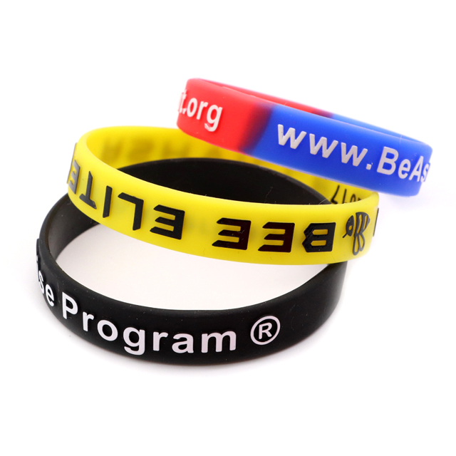 Printed Embossed Wristbands