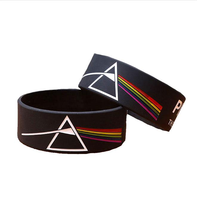 25mm Wide Silicon Wristbands