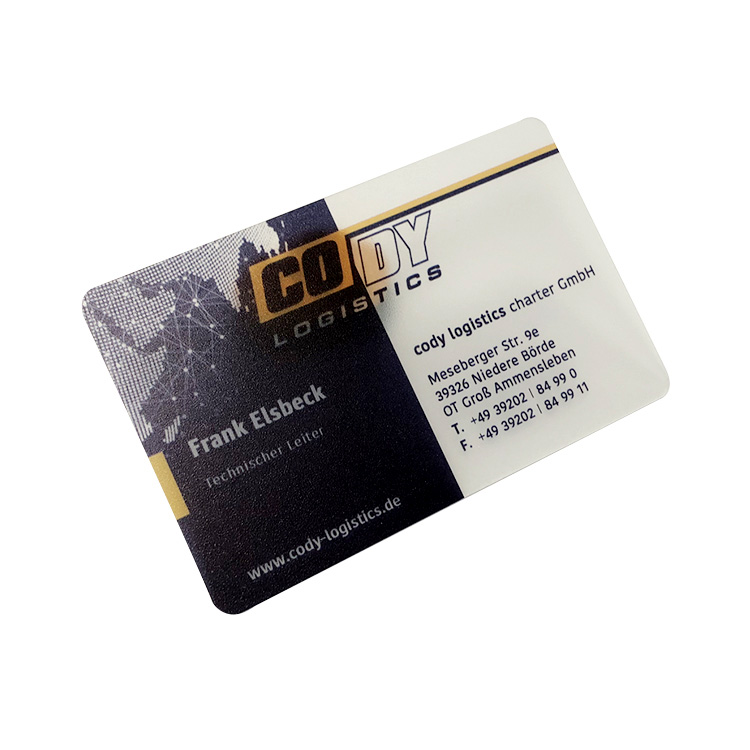 Transparent Plastic Cards