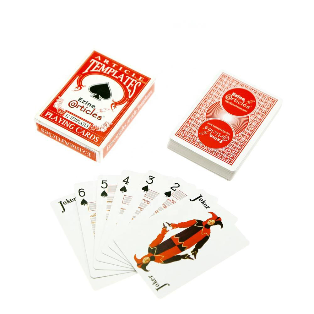 Traditional Poker Size Playing Cards 