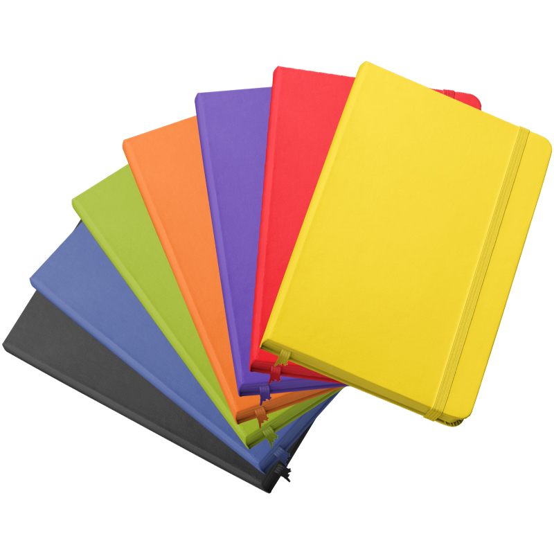 A5 Colour Edge PU Notebooks